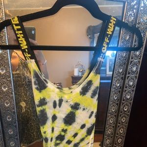 OFF WHITE mesh workout shirt